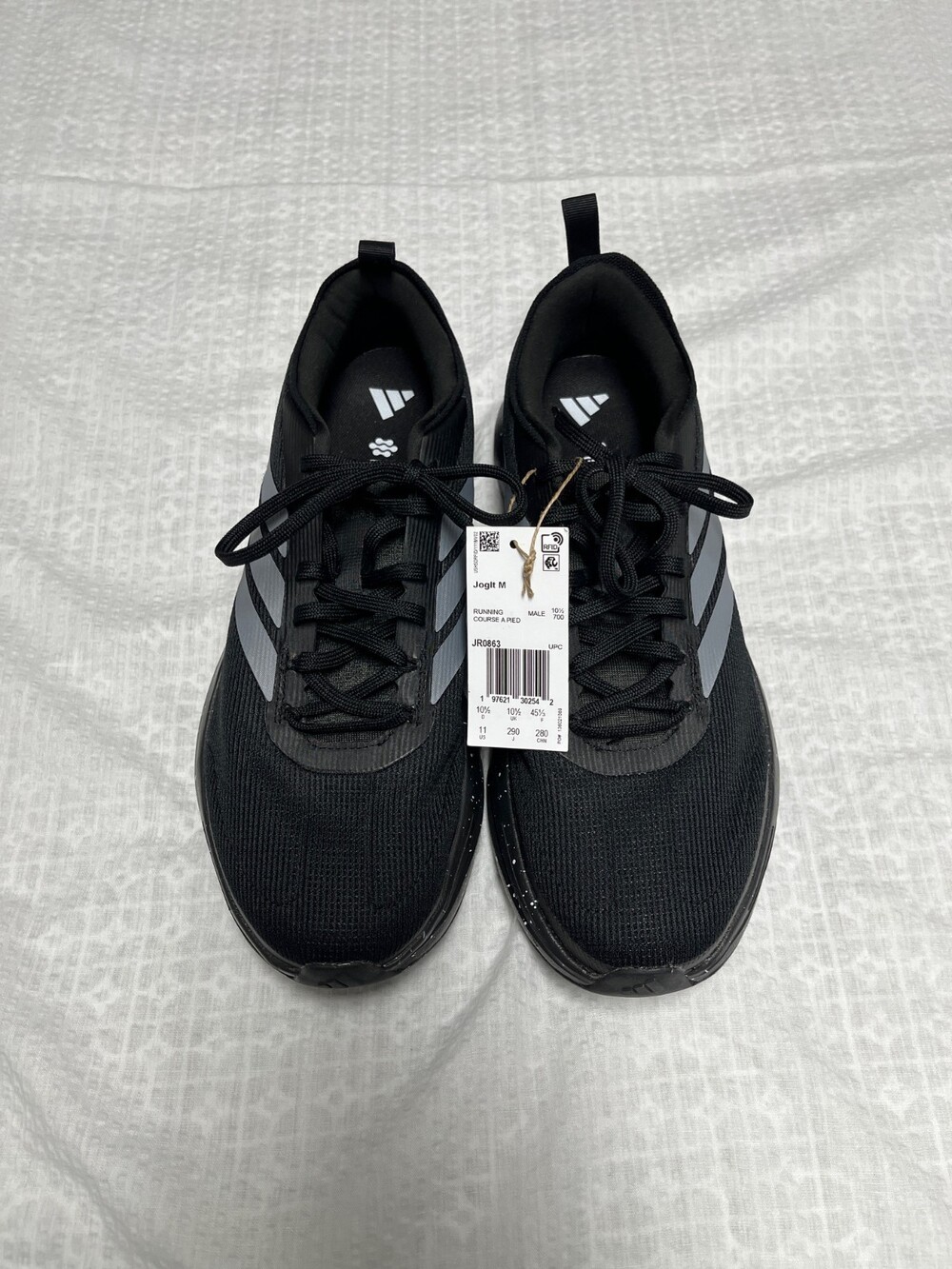 Men's Adidas Jogit JR0863Running Shoes size mens11 / womens 12 Color black/gray